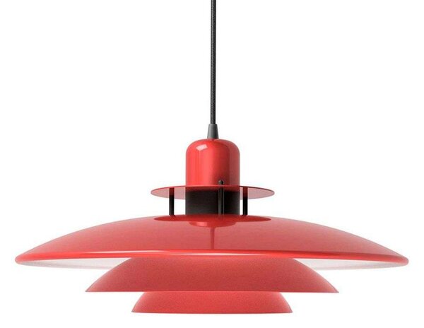 Primus I Závěsné Svítidlo Ø43 Glossy Red/Matt Black