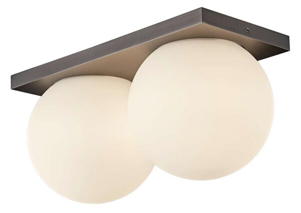 Stropní Lampa ANTIDARK, stmívatelné, Bílá, Obývací pokoj, Sklo