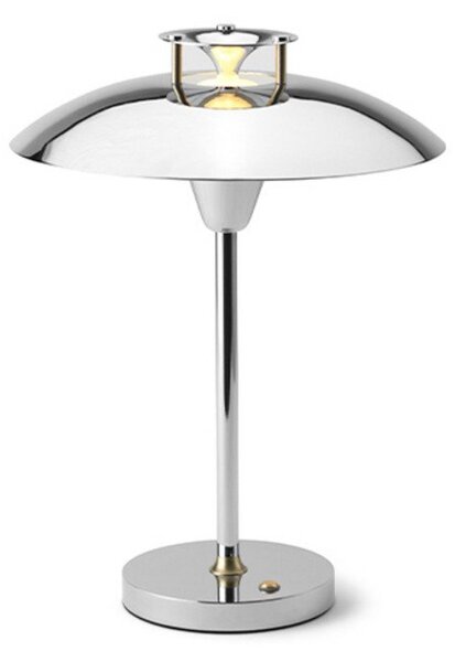 Stolní lampa Halo Design, stmívatelné, Metalická, Obývací pokoj, Kov