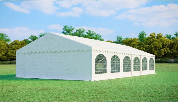 Párty stan 8x12m MAX 2m - ohnivzdorný barva Bílá