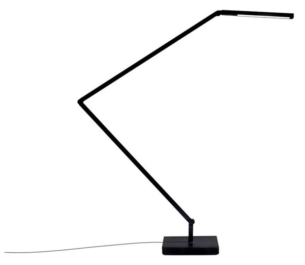 Stolní lampa Nemo Lighting, stmívatelné, Černá, Pracovna, Hliník