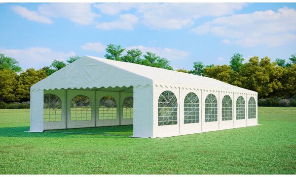 Párty stan 8x12m MAX 2m - ohnivzdorný barva Bílá