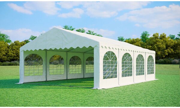 Párty stan 6x8 m MAX 2 m - ohnivzdorný barva Bílá