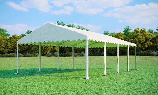Párty stan 6x8 m MAX 2 m - ohnivzdorný barva Bílá