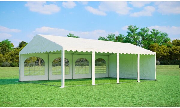 Párty stan 6x8 m MAX 2 m - ohnivzdorný barva Bílá