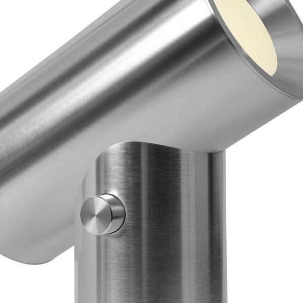 Stolní lampa Muuto, Metalická, Ložnice, Hliník