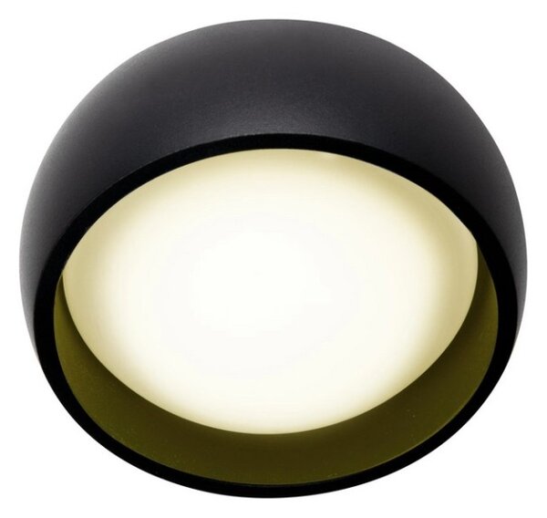 Maxlight C0204 Stropní svítidlo KODAK 8W LED IP44 černé zaoblené