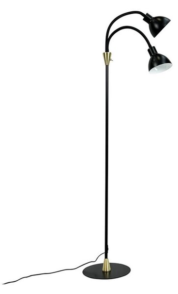 Stojací Lampa Dyberg Larsen, Černá, Obývací pokoj, Kov