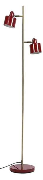 Stojací Lampa Dyberg Larsen, Ocean, Červená, Obývací pokoj, Kov, Skandinávský