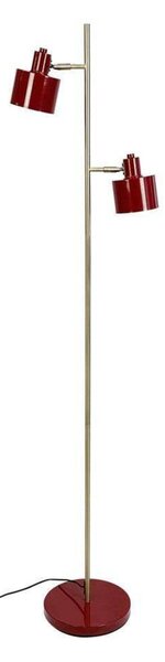 Stojací Lampa Dyberg Larsen, Ocean, Červená, Obývací pokoj, Kov, Skandinávský