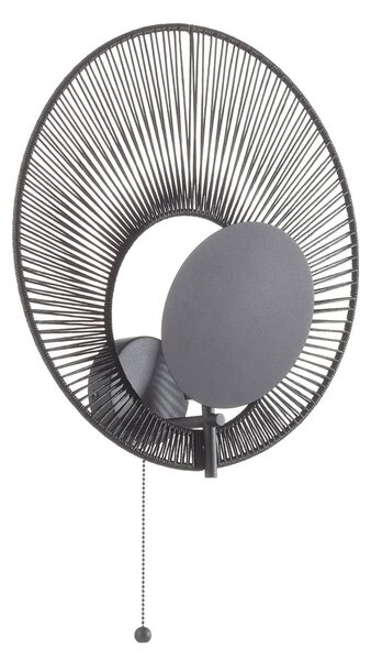 Nástěnná Svítidla Forestier, Oyster, stmívatelné, Černá, Obývací pokoj, Kov, Design