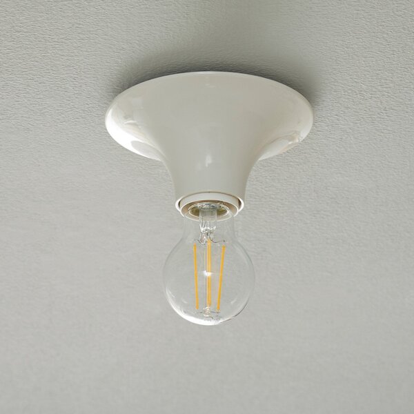 Stropní Lampa Artemide, Teti, stmívatelné, Bílá, Obývací pokoj, Plast, Design