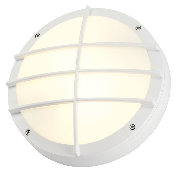 LA 229081 Venkovní svítidlo BULAN mřížka nástěnná bílá 230V E27 2x25W IP44 - BIG WHITE (SLV)