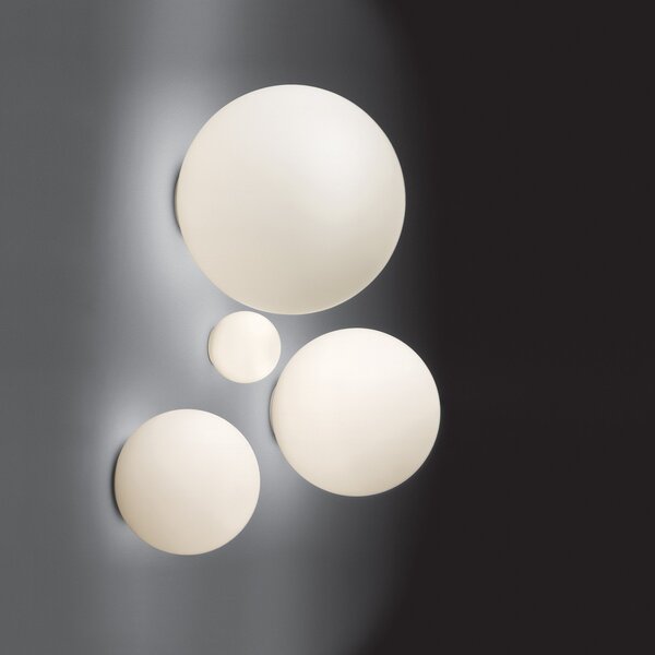 Nástěnná Svítidla Artemide, Dioscuri, stmívatelné, Bílá, Chodba, Sklo, Design