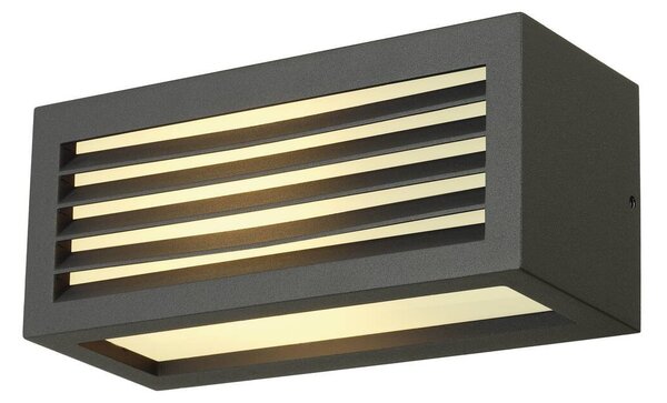 LA 232495 Venkovní svítidlo BOX-L E27 nástěnná antracit 230V E27 18W IP44 - BIG WHITE (SLV)