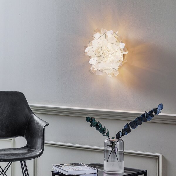 Stropní Lampa Slamp, Clizia, stmívatelné, Šedá, Obývací pokoj, Plast, Design
