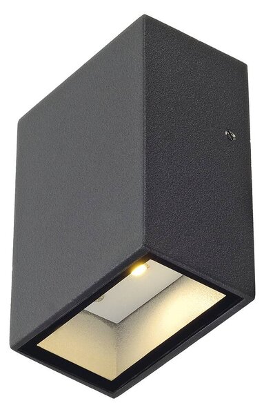 LA 232465 Venkovní svítidlo QUAD I nástěnná antracit 230V/700mA LED 3W IP4 - BIG WHITE (SLV)