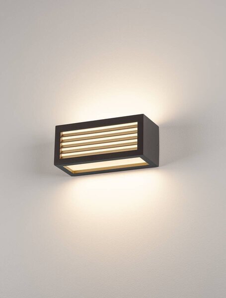 LA 1002035 BOX_L, LED venkovní nástěnné a stropní nástavbové svítidlo, antracit, IP44, 3000K, 19W - BIG WHITE (SLV)