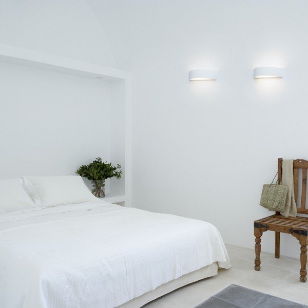 Nástěnné svítidlo CRESCENT nástěnná sádrová bílá 230V R7s lineár - RED - DESIGN RENDL