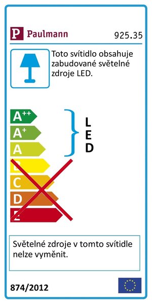 P 92535 Zápustné svítidlo - sada 1ks Premium Line LED Whirl 6W hliník, s - PAULMANN