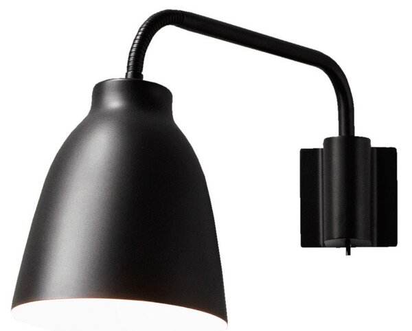 Nástěnná Svítidla FRITZ HANSEN, Caravaggio, stmívatelné, Černá, Obývací pokoj, Kov, Design