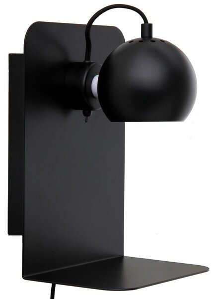Nástěnná Svítidla FRANDSEN, Ball USB, stmívatelné, Černá, Obývací pokoj, Kov, Design