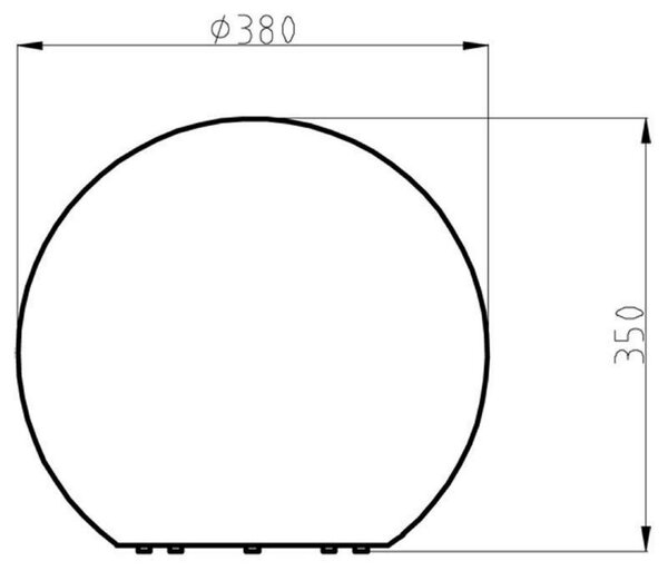 IMPR 836930 Venkovní koule 38cm - DEKOLIGHT