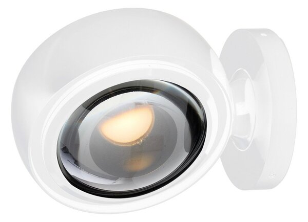 Nástěnná Svítidla LOOM DESIGN, Optic, stmívatelné, Bílá, Obývací pokoj, Hliník, Moderní