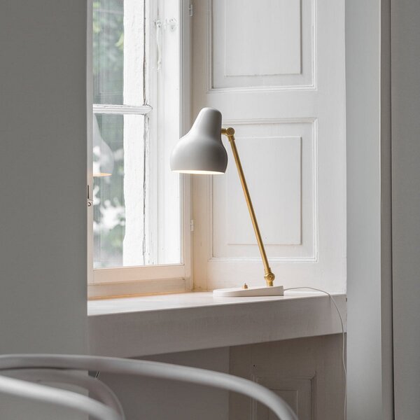 Stolní lampa Louis Poulsen, VL38, Bílá, Obývací pokoj, Kov, Design