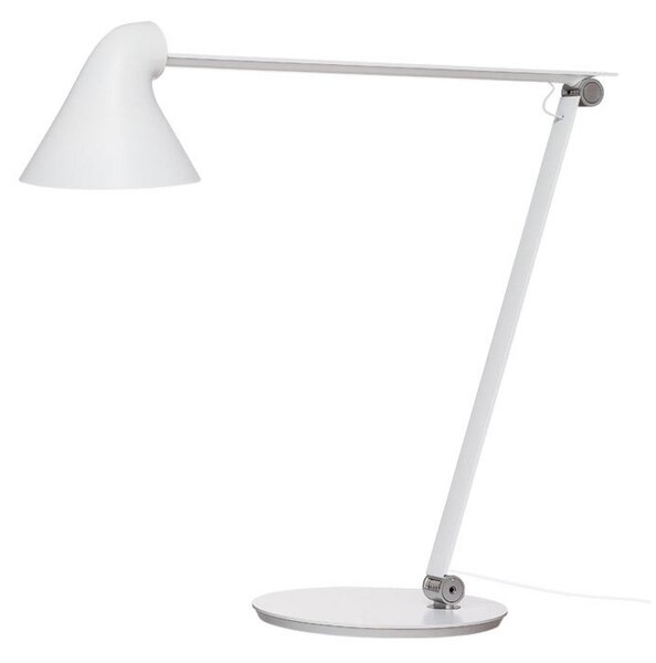 Stolní lampa Louis Poulsen, NJP, stmívatelné, Bílá, Obývací pokoj, Kov, Design