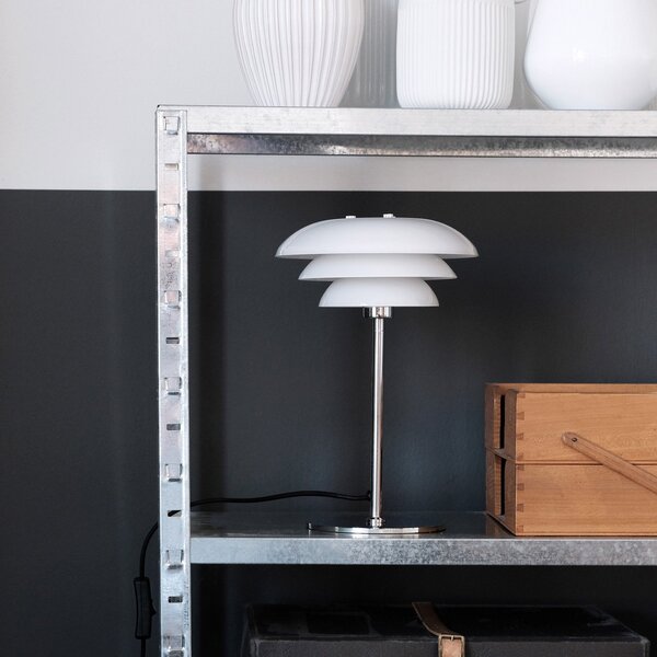 Stolní lampa Dyberg Larsen, DL20, Bílá, Obývací pokoj, Kov, Skandinávský
