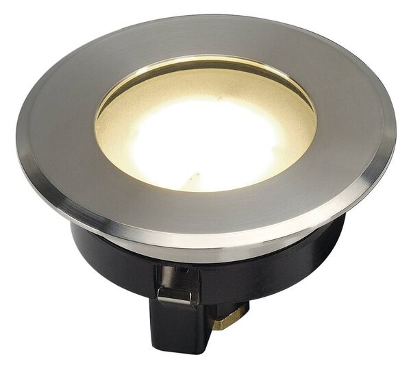LA 228412 DASAR FLAT LED 230V česaná ocel 230V LED 4.3W IP67 3000K - BIG WHITE (SLV)