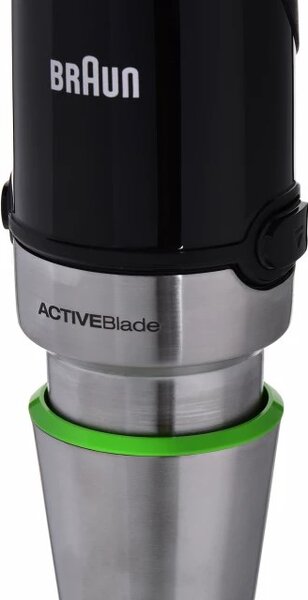 Braun MultiQuick 9 MQ 9187XLI 0,6 l Ponorný mixér 1200 W Černá, Nerezová ocel