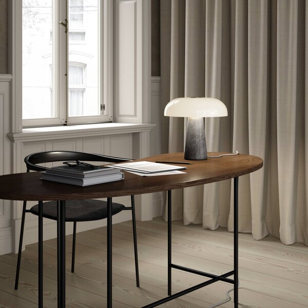 Stolní lampa DFTP by Nordlux, Glossy, Šedá, Obývací pokoj, Kámen, Design