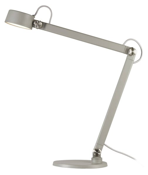 Stolní lampa DFTP by Nordlux, Nobu, Šedá, Pracovna, Kov, Moderní