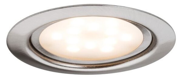 P 93553 Nábytkové zápustné svítidlo - sada 3ks Micro Line LED kartáč.žel - PAULMANN