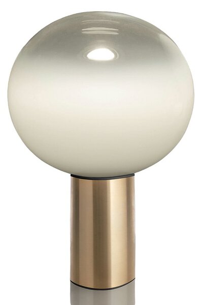 Stolní lampa Artemide, Laguna 26, stmívatelné, Zlatá / mosazná, Obývací pokoj, Sklo, Design