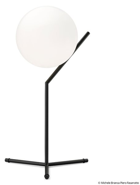 Stolní lampa FLOS, IC T1 high, stmívatelné, Černá, Obývací pokoj, Kov, Design