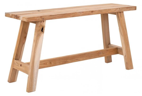 Odkládací stolek Barcelona, teakové dřevo, přírodní, 90×25×45 cm – House Nordic