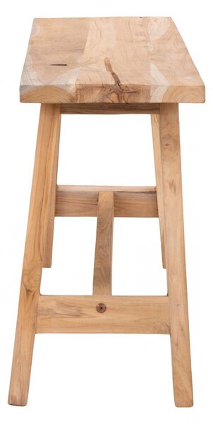 Odkládací stolek Barcelona, teakové dřevo, přírodní, 90×25×45 cm – House Nordic