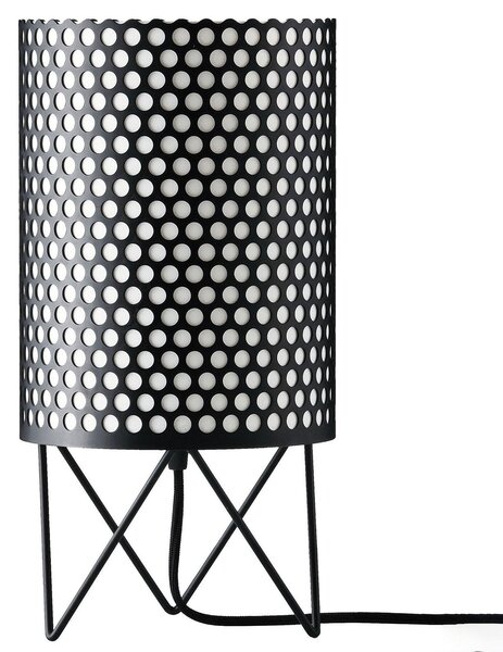 Stolní lampa GUBI, Pedrera, Černá, Obývací pokoj, Kov, Design