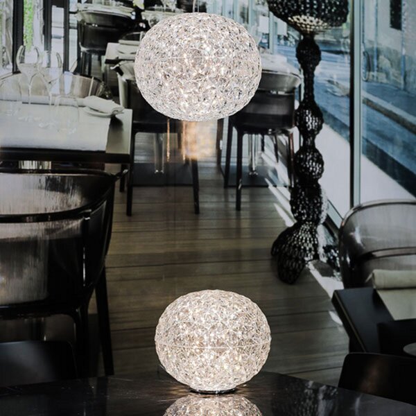Stolní lampa Kartell, Planet, Transparentní, Obývací pokoj, Plast, Design