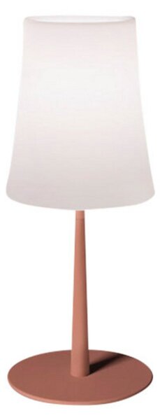 Stolní lampa Foscarini, Birdie Easy, Červená, Obývací pokoj, Kov, Design