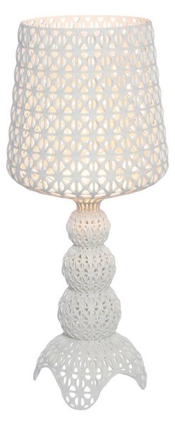 Stolní lampa Kartell, Mini Kabuki, stmívatelné, Bílá, Obývací pokoj, Plast, Design