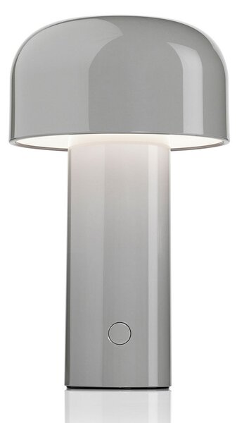 Stolní lampa FLOS, Bellhop, stmívatelné, Šedá, Obývací pokoj, Plast, Design