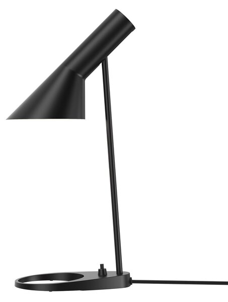 Stolní lampa Louis Poulsen, AJ Mini, Černá, Obývací pokoj, Kov, Design