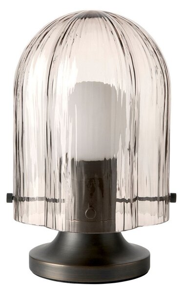 Stolní lampa GUBI, Seine, Bronzová / starobylá mosaz, Obývací pokoj, Sklo, Design