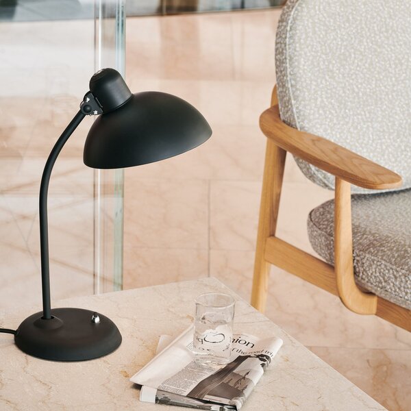 Stolní lampa FRITZ HANSEN, Kaiser Idell 6556-T, Černá, Obývací pokoj, Kov, Design