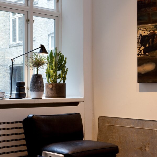 Stolní lampa Louis Poulsen, NJP, stmívatelné, Černá, Obývací pokoj, Kov, Design
