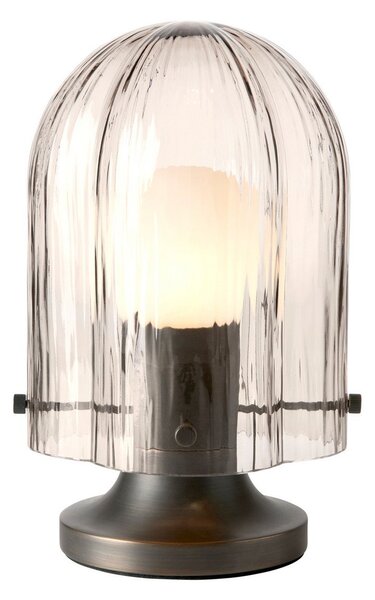 Stolní lampa GUBI, Seine, Bronzová / starobylá mosaz, Obývací pokoj, Sklo, Design